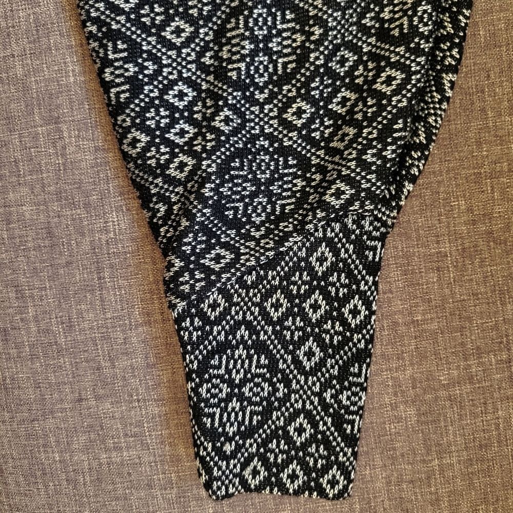 Womans Size Large Jacquard Top - Picture 4 of 6